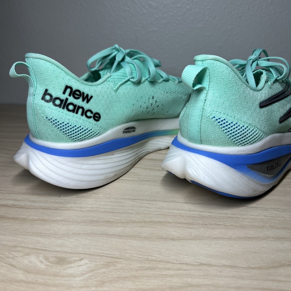 New Balance FuelCell SuperComp Elite v3 Bright Mint Pixel Green Sz 10.5 WRCELLT3 - Picture 6 of 10